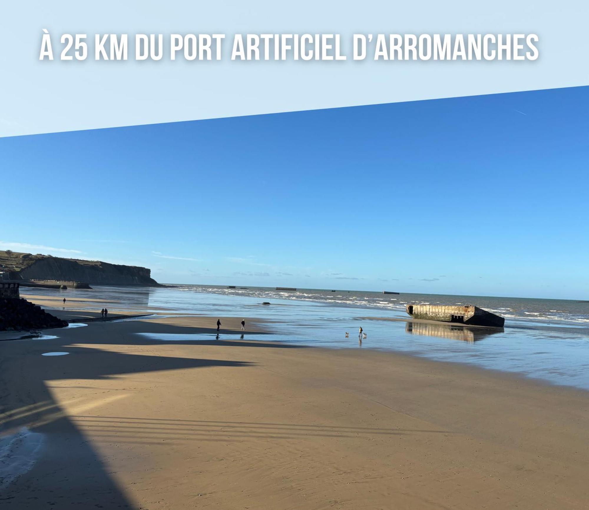 La Fromagerie Maison Lumineuse Et Spacieuse Beau Sejour 5 Ch 2 Wc 1 Sdb Grand Jardin Clos 5Mn A Pied Commerces 10 Mn Plage Omaha Beach Proche Plages Du Debarquement Trevieres Екстер'єр фото